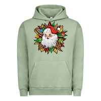 Pigment Oil Green santa claus sunflower Urban Hoodie - Jasminsmagicworld