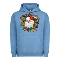 Pigment Pebble Blue santa claus sunflower Urban Hoodie - Jasminsmagicworld