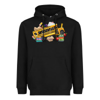 Black school bus driver Heavyweight Hoodie - texasbilliewilder
