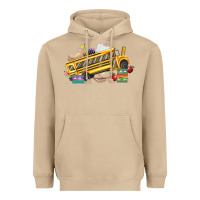 Mushroom school bus driver Heavyweight Hoodie - texasbilliewilder