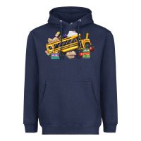 Navy school bus driver Heavyweight Hoodie - texasbilliewilder