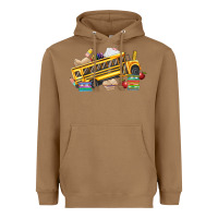 Toasted Coconut school bus driver Heavyweight Hoodie - texasbilliewilder