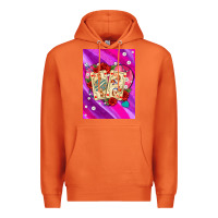 Carrot playing cards with pearls and glitter air Premium Hoodie - AdoDesignShop