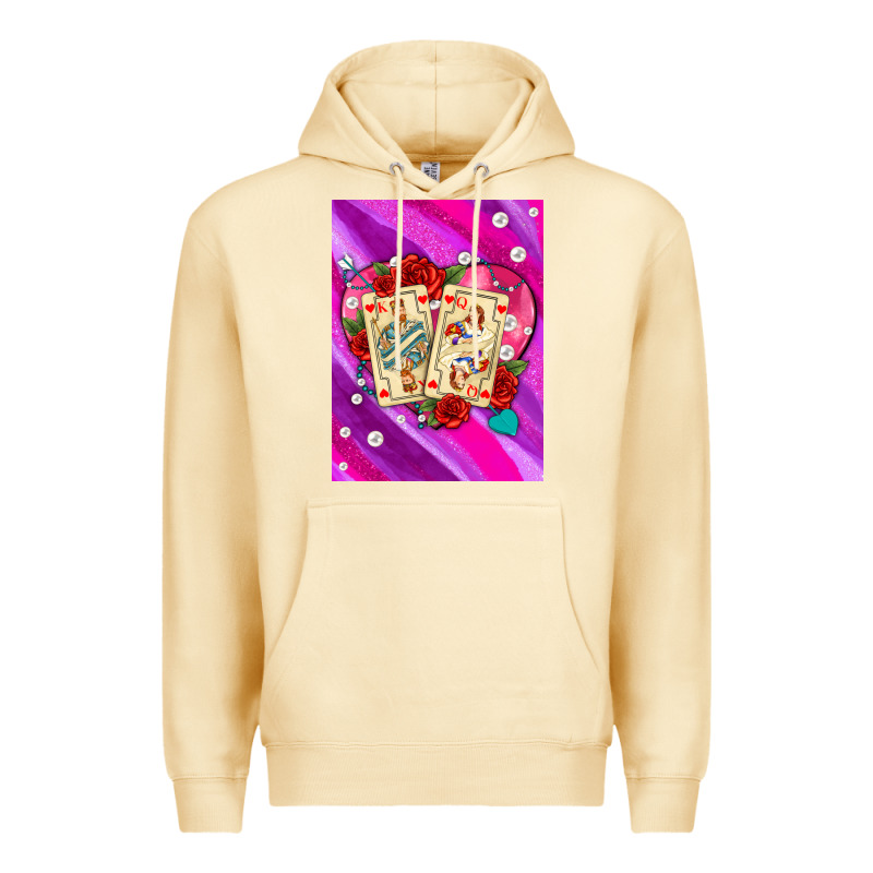 Playing Cards With Pearls And Glitter Air Premium Hoodie by AdoDesignShop | Teevron
