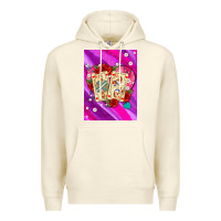 Sandshell playing cards with pearls and glitter air Premium Hoodie - AdoDesignShop