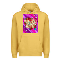 Antique Gold playing cards with pearls and glitter air Premium Hoodie - AdoDesignShop