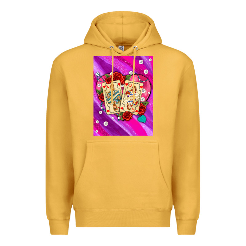 Playing Cards With Pearls And Glitter Air Premium Hoodie by AdoDesignShop | Teevron