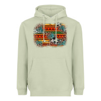 Matcha leopard aztec background Heavyweight Hoodie - Zillion Design Studio