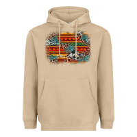 Mushroom leopard aztec background Heavyweight Hoodie - Zillion Design Studio