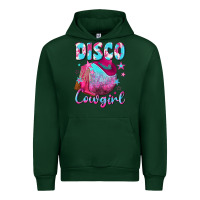 Forest Green disco cowgirl Urban Hoodie - NancyCooperArtShop