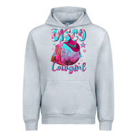Heather Grey disco cowgirl Urban Hoodie - NancyCooperArtShop