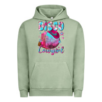 Pigment Oil Green disco cowgirl Urban Hoodie - NancyCooperArtShop