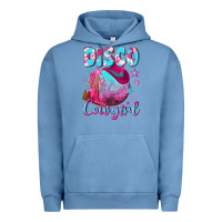Pigment Pebble Blue disco cowgirl Urban Hoodie - NancyCooperArtShop
