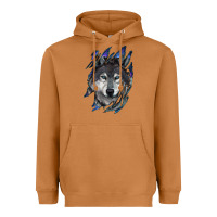Meerkat wolf scratch mark Heavyweight Hoodie - RanaPortraitStore