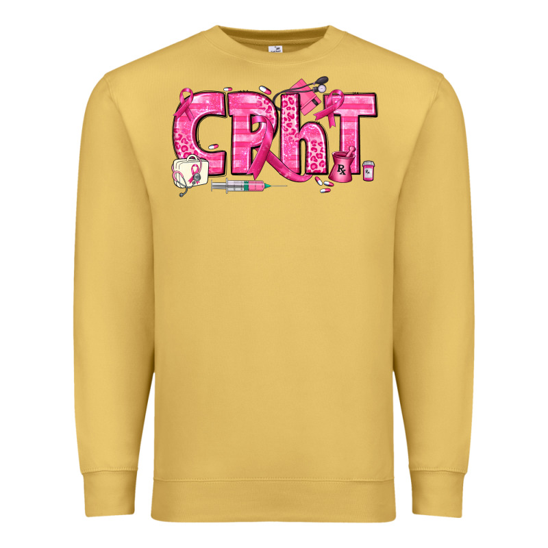 Breast Cancer Cpht Pharmacy Technician Premium Sweatshirt by texasbilliewilder | Teevron