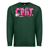 Sports Green Breast Cancer CPHT Pharmacy Technician Premium Sweatshirt - texasbilliewilder