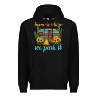 Black home is where we park it Premium Hoodie - Artiststas