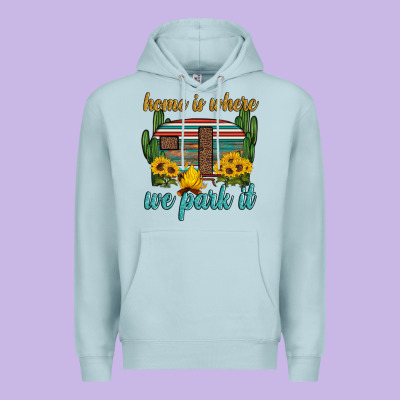 Home Is Where We Park It Premium Hoodie Designed By Artiststas