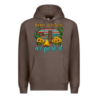 Coffee home is where we park it Premium Hoodie - Artiststas