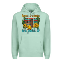 Seafoam home is where we park it Premium Hoodie - Artiststas
