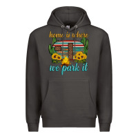 Smoke home is where we park it Premium Hoodie - Artiststas