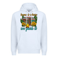 White home is where we park it Premium Hoodie - Artiststas