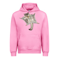 Fuchsia Pink sugar glider Urban Hoodie - LillyAllenDesigns