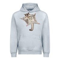 Heather Grey sugar glider Urban Hoodie - LillyAllenDesigns