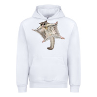 White sugar glider Urban Hoodie - LillyAllenDesigns