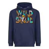 Navy wild soul Heavyweight Hoodie - Zillion Design Studio