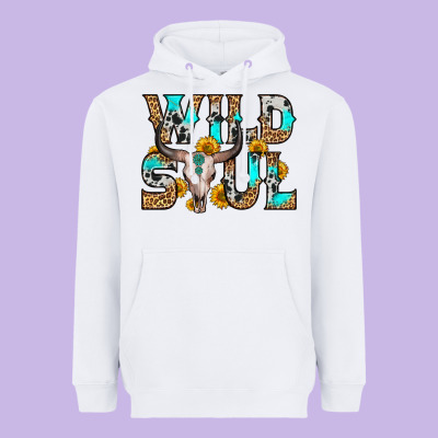 Wild Soul Heavyweight Hoodie Designed By Zillion Design Studio