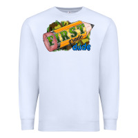 White first grade dude Premium Sweatshirt - RanaPortraitStore