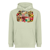 Matcha school bus driver coffee cups Heavyweight Hoodie - texasbilliewilder