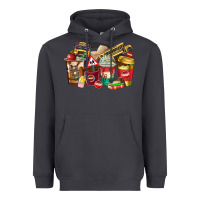 Smoke school bus driver coffee cups Heavyweight Hoodie - texasbilliewilder