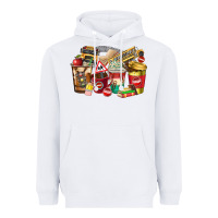 White school bus driver coffee cups Heavyweight Hoodie - texasbilliewilder