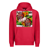 Cardinal Mama And Baby Pig Premium Hoodie - BundleAndBundleShop