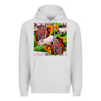 Dove Grey Mama And Baby Pig Premium Hoodie - BundleAndBundleShop