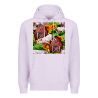 Lilac Mama And Baby Pig Premium Hoodie - BundleAndBundleShop