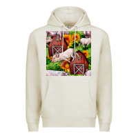 Oatmeal Heather Mama And Baby Pig Premium Hoodie - BundleAndBundleShop