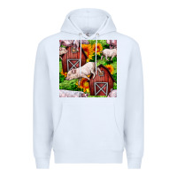 White Mama And Baby Pig Premium Hoodie - BundleAndBundleShop