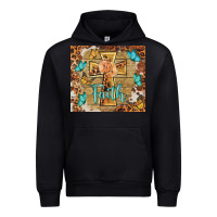 Black faith cross Urban Hoodie - BarkalooDesign