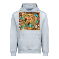 Heather Grey faith cross Urban Hoodie - BarkalooDesign