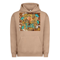 Pigment Burro faith cross Urban Hoodie - BarkalooDesign
