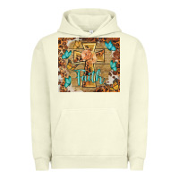 Pigment Pistachio faith cross Urban Hoodie - BarkalooDesign