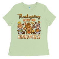 Matcha thanksgiving with my  gnomies Ladies Tee - BarkalooDesign