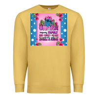 Antique Gold ohana means family stitch Premium Sweatshirt - Zillion Design Studio