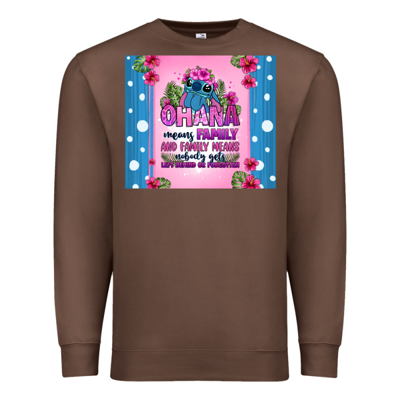 Ohana Means Family Stitch Premium Sweatshirt by Zillion Design Studio | Teevron
