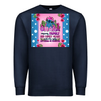 Navy ohana means family stitch Premium Sweatshirt - Zillion Design Studio