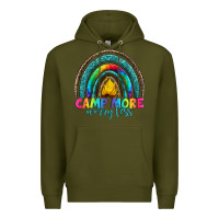 Army Green camp more worry less Premium Hoodie - Artiststas