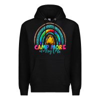 Black camp more worry less Premium Hoodie - Artiststas
